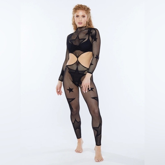 Savage x Fenty SHINING STAR FRONT-TWIST CATSUIT one size fit most (XS-XL) - Picture 1 of 5